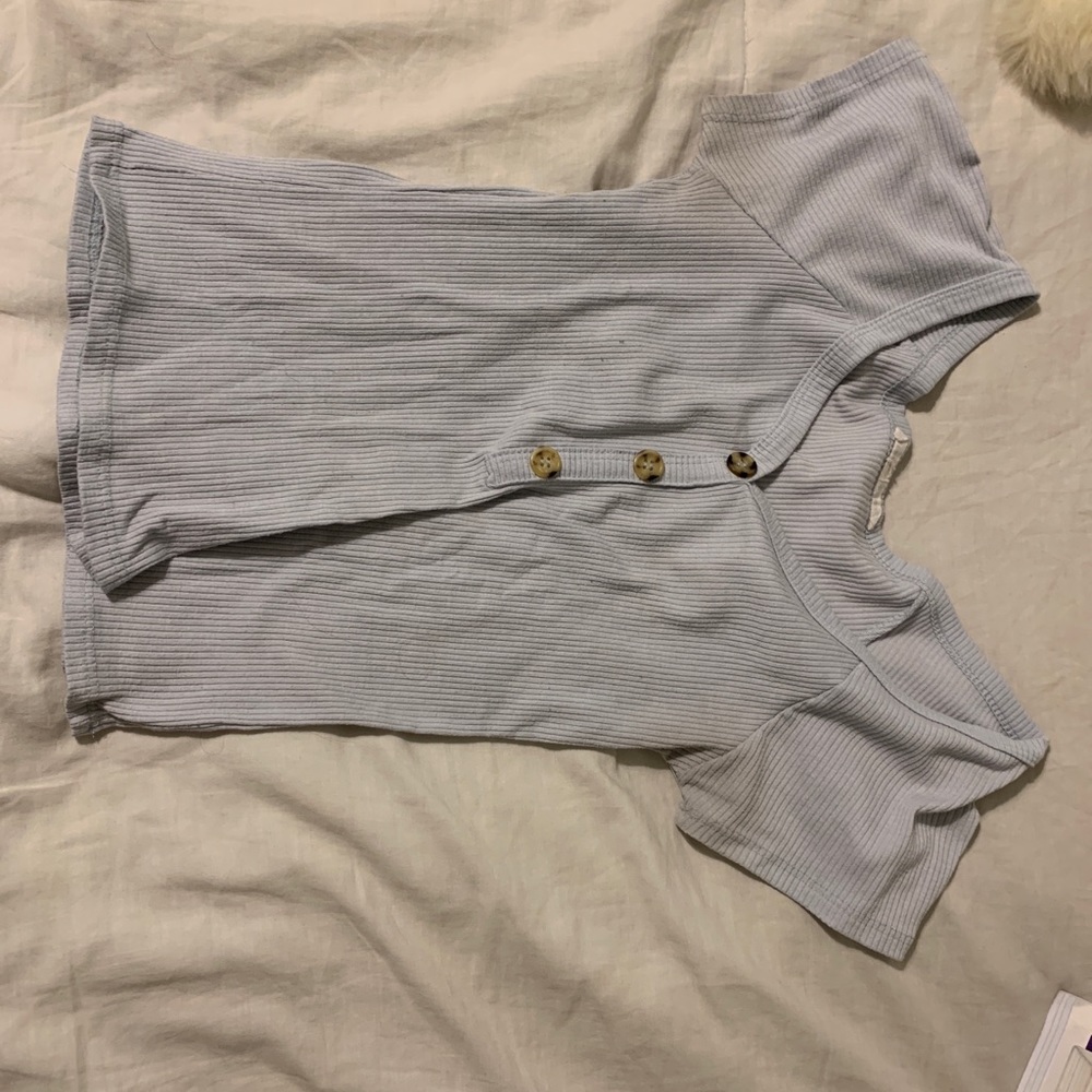 Small blue shirt